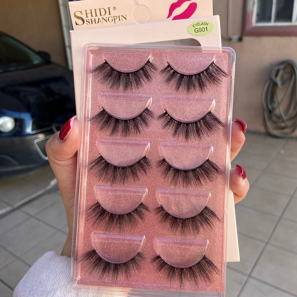 Mink eyelashes 5 Pairs